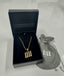 Diamond UU Necklace (gold)