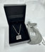 Diamond UU Necklace (Silver)
