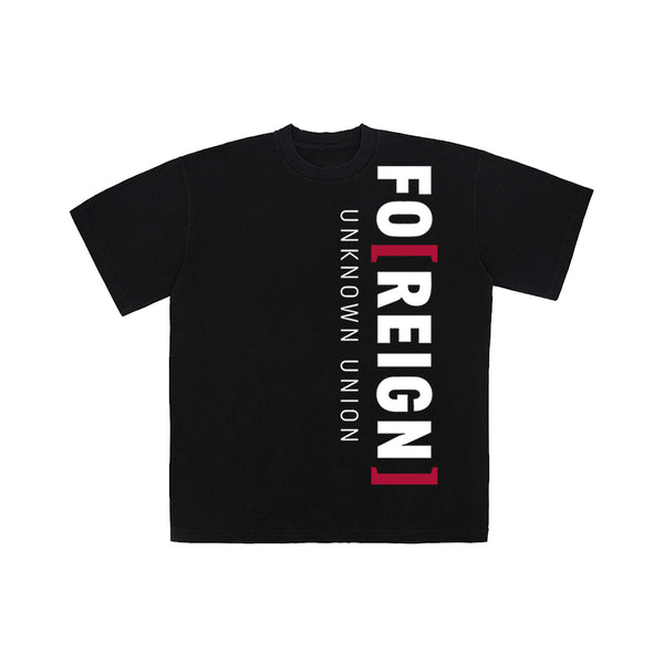 FO[REIGN] Oversized Tee Black - Unknown Union_Shop
