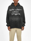 No. 32 Vintage Washed Frayed Fleece Hoodie