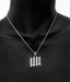 Diamond UU Necklace (Silver)