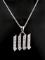 Diamond UU Necklace (Silver)