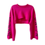 UU Braille Cropped Sweatshirt