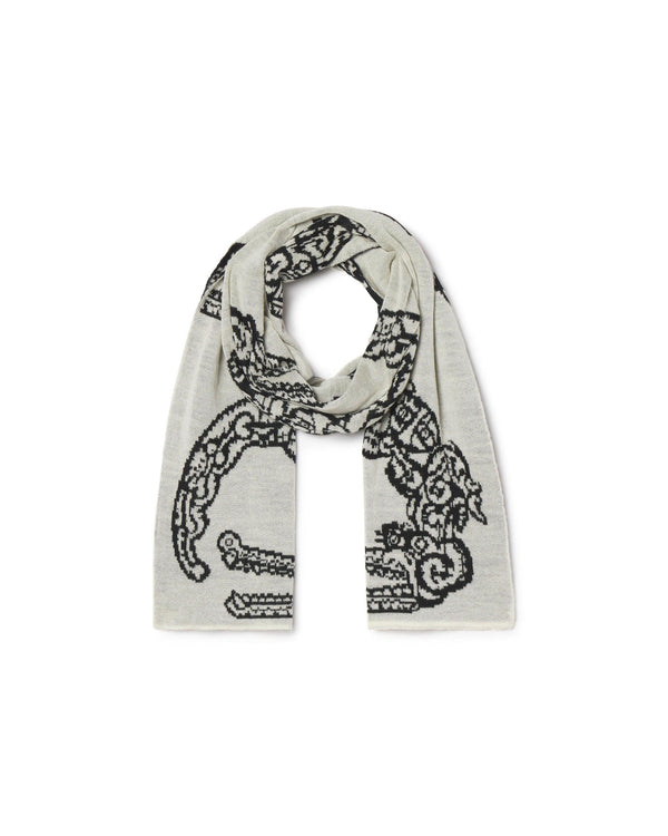 Square Enix Members Exclusive Black and White Unisex Neck Scarf NEW