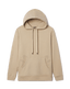 Labyrinth Oversized Hoodie in Tan with Orange Graphic - Sustainably Sourced - Unknown Union_Shop